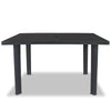 3 Sizes Outdoor Garden Table Plastic Anthracite Weather Resistant Furniture