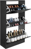 Shoe Rack Shoe Storage Cabinet Wooden Stand Cupboard Unit 3 Drawer Organiser