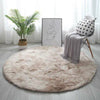 Circle Round Shaggy Rug Living room Bedroom Carpet Floor Fluffy Mat Anti-Skid