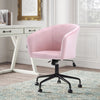 Velvet Desk Chair Adjustable Swivel Office Chair Vanity Chair for Home/Office