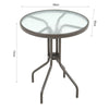Garden Bistro Patio Furniture Set Folding Table Chairs Outdoor Indoor Rattan NEW
