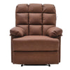 Adjustable PU Leather TV Armchair Sleeper Sofa Lounge Manual Recliner w/Footrest