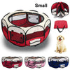 Foldable Pop Up Fabric Dog Crate Cat Cage Pet Travel Puppy Play Pen Tent Outdoor