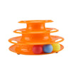 Pet Cat Kitten Toy Track Ball Tower Board Interactive Training Catch Toys uk