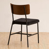 2* Velvet Dining Chairs Soft Padded Seat Metal Leg Modern Office Kitchen