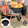 80CM HEIGHT KETTLE BARBECUE BBQ GRILL OUTDOOR CHARCOAL PATIO COOKING ROUND