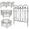 5 Reusable Decorative Garden Fence 24x25inch Coated Metal Wire Fencing Yard Path