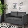 Modern PU Leather Sofa Chair Loveseat Single Armchair Couch 2 Seater Home Office