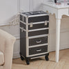 Large Beauty Makeup Hairdressing Cosmetic Storage Case Box Trolley Vanity Drawer