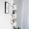 5 Tier Corner Shelf Floating Wall Shelves Storage Display Bookcase Home Decor UK