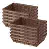 Small Wicker Gift Hamper Basket Him / Her DIY Craft Storage Box Empty Tray