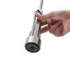 Kitchen Sink Mixer Taps Spring Pull Out Sprayer Commercial Dual Spout Swivel Tap