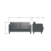 2 Seater Velvet Sofa Luxury Fabric Couch Settee Suite Luxury Upholstered Seat