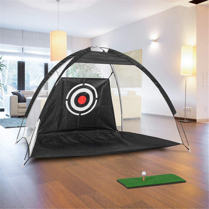 Foldable Golf Net Training Aid Practice Driving Net Cage System Hitting Chipping