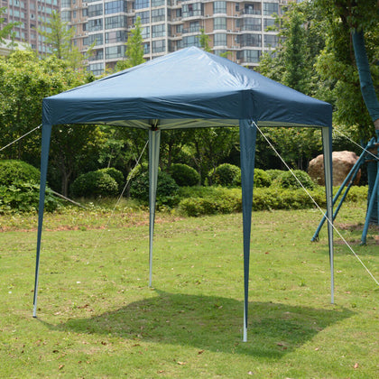 2x2M Garden Outdoor Pop Up Blue Waterproof Gazebo Marquee Heavy Duty Tent Party