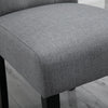 1/2/4/6 Dining Chairs Armchair High Back Linen/Velvet Upholstered Wood Legs Home