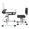 Adjustable Height Tiltable Study Desk Table Chair Set For Kids Children w/Drawer