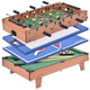4 in 1 Multi Game Table Set Hockey Foosball Mini Billiards Tennis Indoor Game