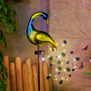 Solar Power Outdoor Garden Novelty LED Peacock Light Up Path Ornament Stake Lamp