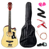 4/4 Size 38" Classic 6 Strings Acoustic Musical Guitar Pack Boys Girls Music Fun