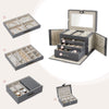 4 Layers Large Jewellery Boxes Storage Organizer Case Cabinet w/Portable Box
