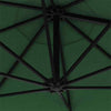 Wall-Mounted Parasol & Metal Pole Umbrella Patio Parasol Garden Umbrella