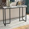 Modern Console Table White Marble Effect Hallway Hall Desk Side Table Furniture