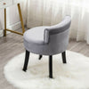 Occasional Upholstered Classic Bedroom Lounge Oyster Fabric Sofa Chair Armchair