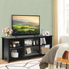 2-in-1 TV Stand for TVs up to 65 Inches Wooden TV Console Table Media Canter