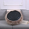 Round Fluffy Pouffe Beanbag Inflatable Foot Stool Footrest Kids Seat Home Decor