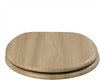 Wooden Toilet Seat Soft Close WC Seat Hinge Ideal for Standard Toilet