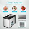 Electric Ice Cream Maker Machine Automatic 3 Modes 1.6 Quart Steel LCD Display