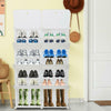 7-Tier Portable 28 Pair Shoe Rack Organizer 14 Grids Tower Shelf Storage Cabinet