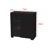 Modern Sideboard LED Cabinet Cupboard High Gloss wtih Doors Storage White Black