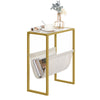 End Table Coffee Table Side Table Bedside Table for Small Space Gold