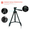 Universal Tripod Stand Adujustable Telescopic Phone Holder 106CM iPhone HUAWEI