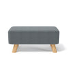 Soft Pouffe Padded Seat Footstool Ottoman Upholstered Foot Stool Long Bench Seat