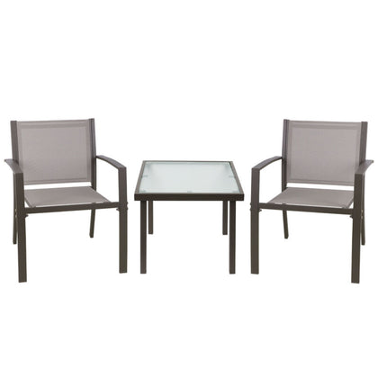 Furniture Set 2 Seater, Indoor Outdoor 3 Piece set Patio Furniture Set