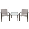 Furniture Set 2 Seater, Indoor Outdoor 3 Piece set Patio Furniture Set