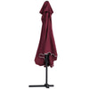 Garden Parasols with Double-top Canopy Sun Protection for Balcony Terrace Beach