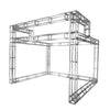 3 Pack Heavy Duty Lighting Truss Frame Square Tube DJ Stage Backdrop Stand