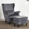Retro/Vintage Tub Accent Chair Upholstered Padded Armchair Lounge Fabric Sofa UK
