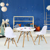 3Psc Kids Table and 2 Chairs Set Children Learning Dining Activity Furniture Set