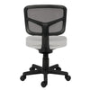 Armless Mesh Office Chair Mid-Back Adjustable Desk Swivel Chair Padded Seat New