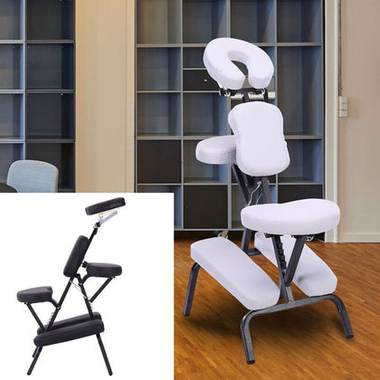 Folding Body Massage Chair Adjustable Tattoo Therapy Stool Beauty Salon Home