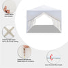 3x6M 3x9M Garden Gazebo Marquee Party Tent 4-8Sides Outdoor Patio Wedding Canopy