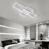 Chic White/Black LED Lamp Ceiling Light Modern Chandelier Bedroom Pendant Lights