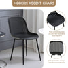 Modern Dining Chair Plastic Backrest Office Seat Bedroom Living Room Side Chairs