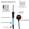 Soldering Iron Kit Electronics Welding Irons Tool Adjustable Temperature 60W
