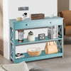 3-Tier Console Table Sofa Table X-Design Entryway Table for Hallway Living Room
